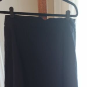 Navy blue retro circle skirt